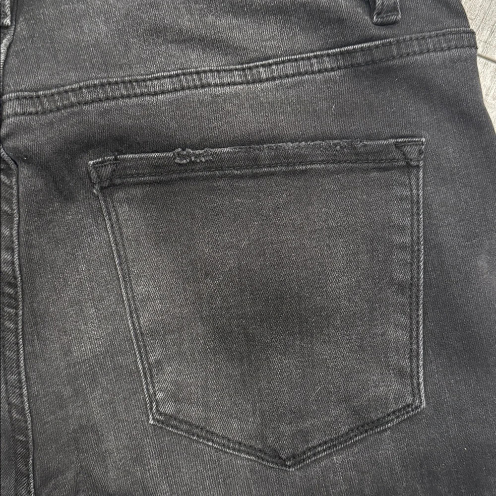 VERVET Washed Black Skinny Jeans